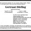Kirschner Gertraut 1935-2000 Todesanzeige